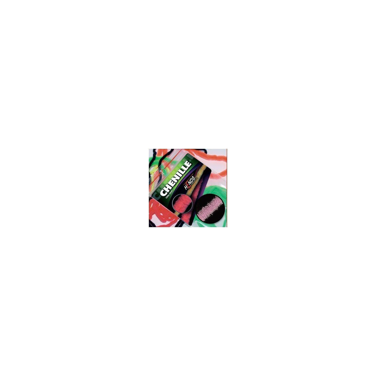 HENDS Chenille rund - pink - 2,0mm