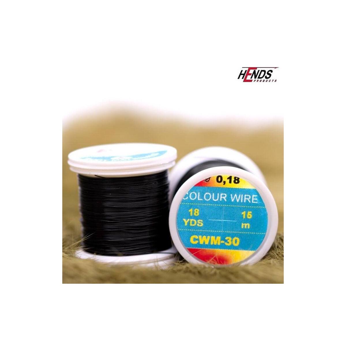HENDS Color Wire - Black - 0,09 mm
