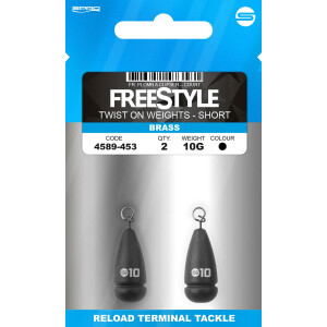 SPRO FREESTYLE Twist-on Weights Short Brass
