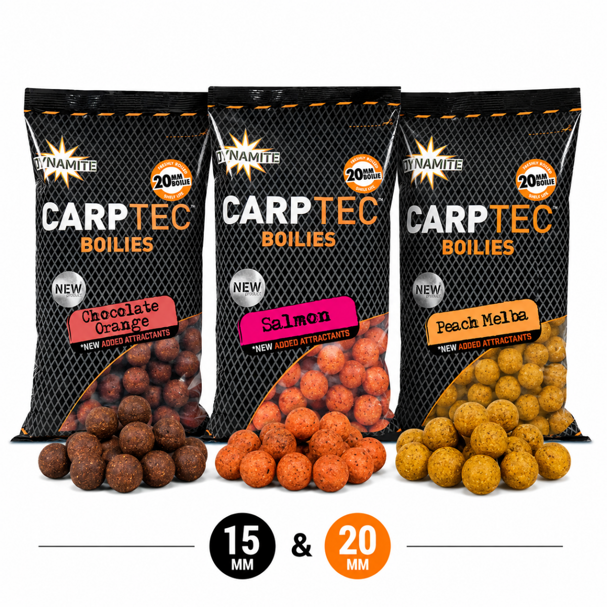 DYNAMITE BAITS CarpTec Boilies 900g Sonderangebot