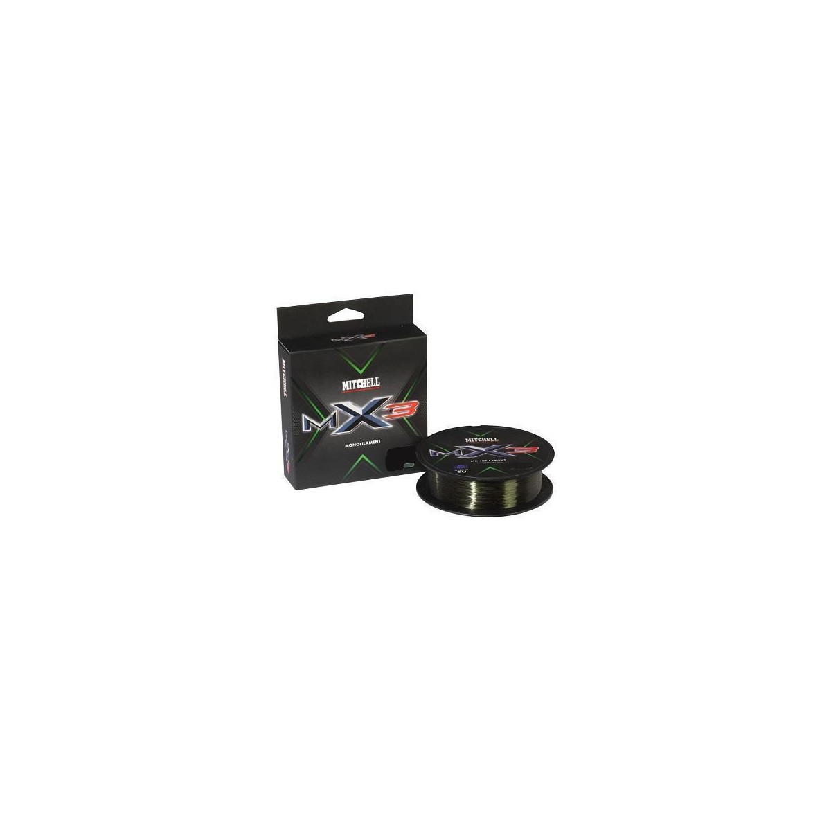 MITCHELL MX3 Low Vis Green Mono 0,20mm 300m